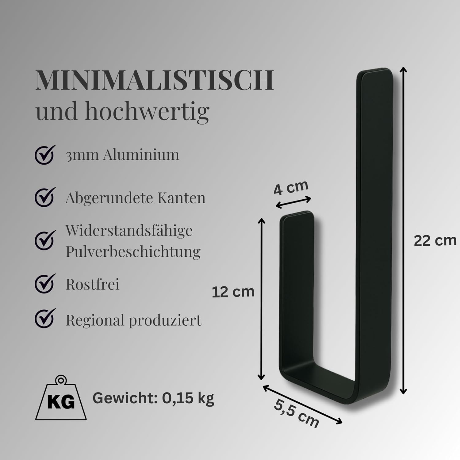 toilettenpapierrollen aufbewahrung Minimalistische Toilettenpapier Aufbewahrung ohne Bohren – homemetall
